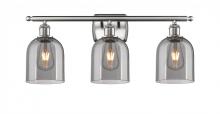  516-3W-SN-G558-6SM - Bella - 3 Light - 26 inch - Brushed Satin Nickel - Bath Vanity Light