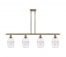 Innovations Lighting 516-4I-AB-G557-6CL - Vaz - 4 Light - 48 inch - Antique Brass - Cord hung - Island Light