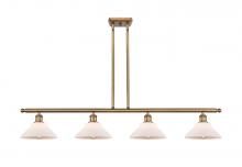  516-4I-BB-G131 - Orwell - 4 Light - 48 inch - Brushed Brass - Cord hung - Island Light