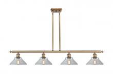  516-4I-BB-G132 - Orwell - 4 Light - 48 inch - Brushed Brass - Cord hung - Island Light