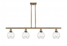 Innovations Lighting 516-4I-BB-G362 - Waverly - 4 Light - 48 inch - Brushed Brass - Cord hung - Island Light