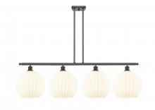 Innovations Lighting 516-4I-OB-G1217-12WV - White Venetian - 4 Light - 50 inch - Oil Rubbed Bronze - Stem Hung - Island Light