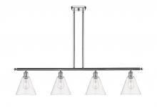 Innovations Lighting 516-4I-PC-GBC-82 - Berkshire - 4 Light - 48 inch - Polished Chrome - Cord hung - Island Light