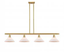  516-4I-SG-G131 - Orwell - 4 Light - 48 inch - Satin Gold - Cord hung - Island Light