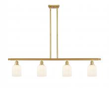 Innovations Lighting 516-4I-SG-G559-5GWH - Bridal Veil - 4 Light - 48 inch - Satin Gold - Cord hung - Island Light