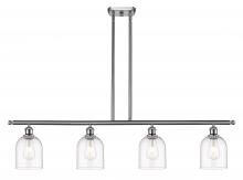 Innovations Lighting 516-4I-SN-G558-6CL - Bella - 4 Light - 48 inch - Brushed Satin Nickel - Cord hung - Island Light