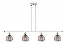 Innovations Lighting 516-4I-WPC-G1213-6SM - Athens Deco Swirl - 4 Light - 48 inch - White Polished Chrome - Cord hung - Island Light