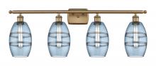 Innovations Lighting 516-4W-BB-G557-6BL - Vaz - 4 Light - 36 inch - Brushed Brass - Bath Vanity Light