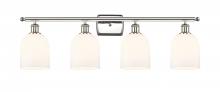 Innovations Lighting 516-4W-PN-G558-6GWH - Bella - 4 Light - 36 inch - Polished Nickel - Bath Vanity Light