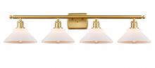  516-4W-SG-G131 - Orwell - 4 Light - 38 inch - Satin Gold - Bath Vanity Light