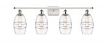 Innovations Lighting 516-4W-WPC-G557-6CL - Vaz - 4 Light - 36 inch - White Polished Chrome - Bath Vanity Light