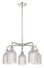 Innovations Lighting 516-5CR-PN-G559-5CL - Bridal Veil - 5 Light - 23 inch - Polished Nickel - Chandelier