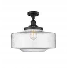 Innovations Lighting 517-1CH-BK-G694-16 - Bridgeton - 1 Light - 12 inch - Matte Black - Semi-Flush Mount