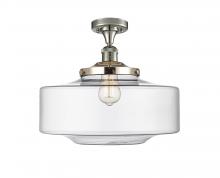 Innovations Lighting 517-1CH-PN-G692-16 - Bridgeton - 1 Light - 12 inch - Polished Nickel - Semi-Flush Mount