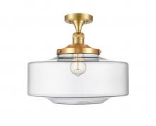 Innovations Lighting 517-1CH-SG-G692-16 - Bridgeton - 1 Light - 12 inch - Satin Gold - Semi-Flush Mount