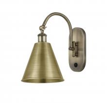  518-1W-AB-MBC-8-AB-LED - Berkshire - 1 Light - 8 inch - Antique Brass - Sconce