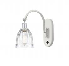 Innovations Lighting 518-1W-WPC-G442 - Brookfield - 1 Light - 6 inch - White Polished Chrome - Sconce