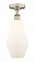 Innovations Lighting 616-1F-AB-G651-7 - Cindyrella - 1 Light - 7 inch - Antique Brass - Semi-Flush Mount