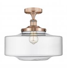 Innovations Lighting 616-1F-AC-G692-16 - Bridgeton - 1 Light - 12 inch - Antique Copper - Semi-Flush Mount