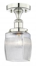  616-1F-PN-G302 - Colton - 1 Light - 6 inch - Polished Nickel - Semi-Flush Mount