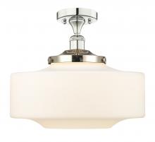 Innovations Lighting 616-1F-PN-G691-16 - Bridgeton - 1 Light - 12 inch - Polished Nickel - Semi-Flush Mount