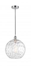 Innovations Lighting 616-1P-PC-G1215-12-LED - Athens Water Glass - 1 Light - 12 inch - Polished Chrome - Cord hung - Mini Pendant