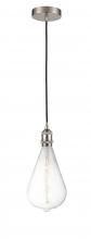 Innovations Lighting 616-1P-SN-BB164LED - Edison - 1 Light - 7 inch - Brushed Satin Nickel - Cord hung - Mini Pendant