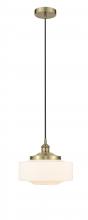 Innovations Lighting 616-1PH-AB-G691-12 - Bridgeton - 1 Light - 12 inch - Antique Brass - Mini Pendant