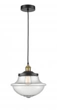 Innovations Lighting 616-1PH-BAB-G544 - Oxford - 1 Light - 12 inch - Black Antique Brass - Mini Pendant