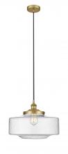 Innovations Lighting 616-1PH-BB-G694-16 - Bridgeton - 1 Light - 16 inch - Brushed Brass - Mini Pendant