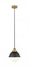 Innovations Lighting 616-1PH-BB-HFS-81-BK - Edison - 1 Light - 9 inch - Brushed Brass - Mini Pendant