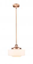 Innovations Lighting 616-1S-AC-G691-12 - Bridgeton - 1 Light - 12 inch - Antique Copper - Stem Hung - Mini Pendant