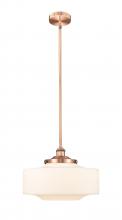 Innovations Lighting 616-1S-AC-G691-16 - Bridgeton - 1 Light - 12 inch - Antique Copper - Stem Hung - Mini Pendant