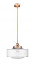 Innovations Lighting 616-1S-AC-G692-16 - Bridgeton - 1 Light - 12 inch - Antique Copper - Stem Hung - Mini Pendant