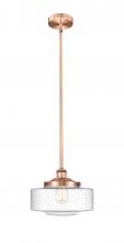 Innovations Lighting 616-1S-AC-G694-12 - Bridgeton - 1 Light - 12 inch - Antique Copper - Stem Hung - Mini Pendant