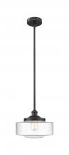 Innovations Lighting 616-1S-BK-G694-12 - Bridgeton - 1 Light - 12 inch - Matte Black - Stem Hung - Mini Pendant