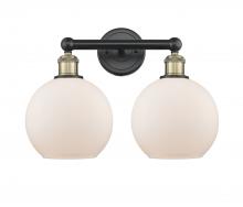 Innovations Lighting 616-2W-BAB-G121-8 - Athens - 2 Light - 17 inch - Black Antique Brass - Bath Vanity Light