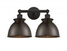  616-2W-OB-M14-OB - Adirondack - 2 Light - 17 inch - Oil Rubbed Bronze - Bath Vanity Light