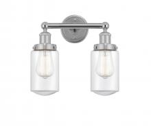 Innovations Lighting 616-2W-PC-G312 - Dover - 2 Light - 14 inch - Polished Chrome - Bath Vanity Light