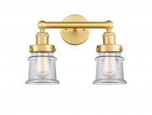 Innovations Lighting 616-2W-SG-G182S - Canton - 2 Light - 14 inch - Satin Gold - Bath Vanity Light