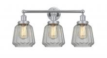  616-3W-PC-G142 - Chatham - 3 Light - 25 inch - Polished Chrome - Bath Vanity Light