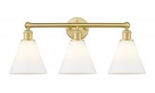  616-3W-SG-GBC-81 - Berkshire - 3 Light - 26 inch - Satin Gold - Bath Vanity Light