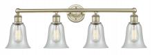 Innovations Lighting 616-4W-AB-G2812 - Hanover - 4 Light - 33 inch - Antique Brass - Bath Vanity Light