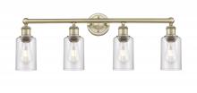 Innovations Lighting 616-4W-AB-G804 - Clymer - 4 Light - 31 inch - Antique Brass - Bath Vanity Light