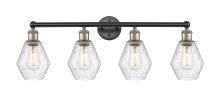 Innovations Lighting 616-4W-BAB-G654-6 - Cindyrella - 4 Light - 33 inch - Black Antique Brass - Bath Vanity Light