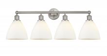  616-4W-SN-GBD-751 - Bristol - 4 Light - 35 inch - Brushed Satin Nickel - Bath Vanity Light