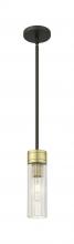  617-1S-BAB-G617-8SCL - Boreas - 1 Light - 3 inch - Black Antique Brass - Stem Hung - Mini Pendant