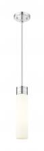  617-1S-PC-G617-11WH - Boreas - 1 Light - 3 inch - Polished Chrome - Stem Hung - Mini Pendant