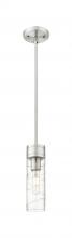 Innovations Lighting 617-1S-SN-G617-8DE - Boreas - 1 Light - 3 inch - Satin Nickel - Stem Hung - Mini Pendant