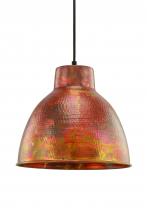 Innovations Lighting 650-1P-BC-11-LED - Charita - 1 Light - 11 inch - Burnt Copper - Cord hung - Mini Pendant